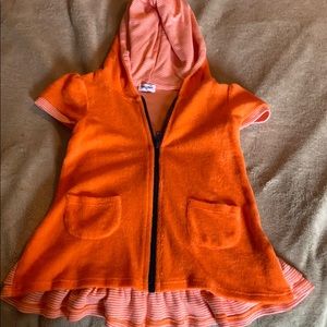 After pool/ocean/etc zippering cover up